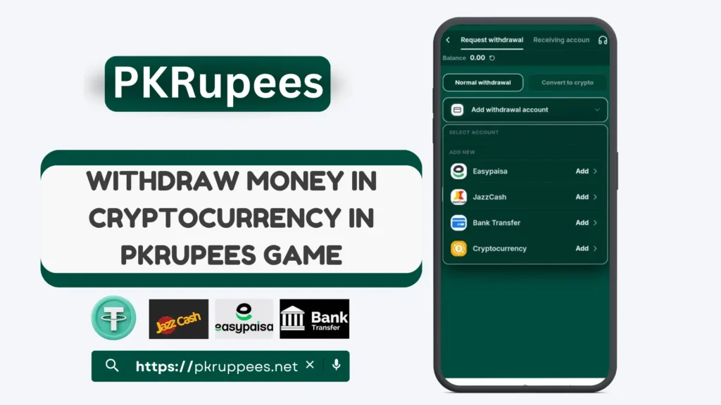 PKRupees Crypto Withdraw